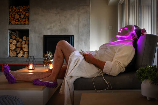 rosacea light therapy mask
