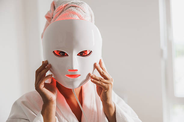 what colour led mask for rosacea